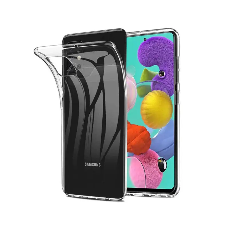 Capa Silicone Samsung Galaxy A51/A515 Preta