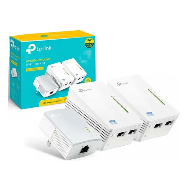 Kit Powerline TP-Link TL-WPA4220 HomePlug AV 600Mbps Branco (TL-WPA4220TKIT)