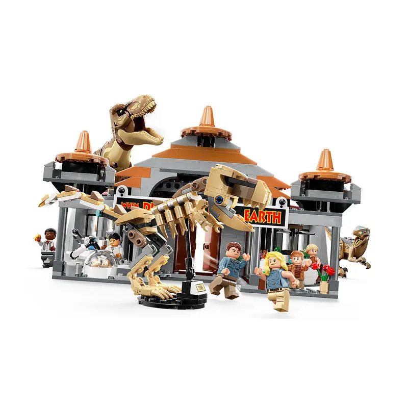 LEGO - Centro de visitantes: ataque de dinossauros T. Rex e Raptor