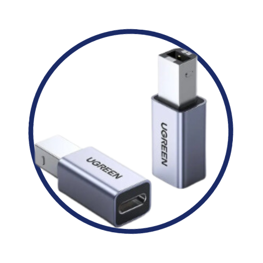 Cabos USB-C - Type B