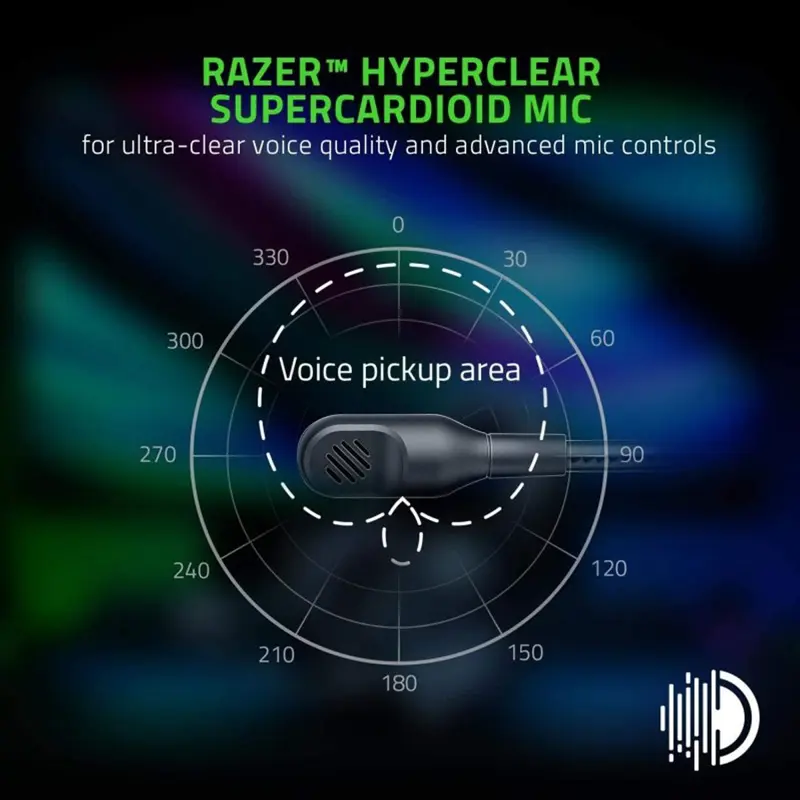 Headset Razer Blackshark V2 Pro Preto