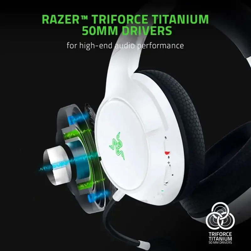 Headset Razer Kaira Pro Xbox Series S/X Branco