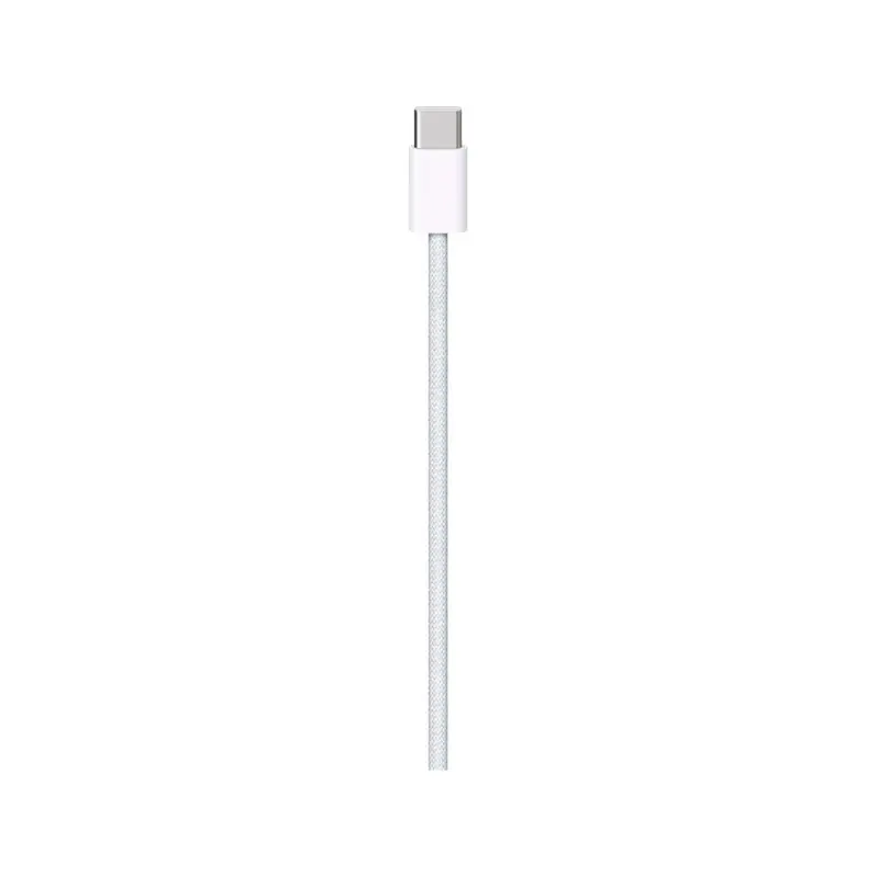 Cabo de Dados Apple USB-C em tecido 1m Branco (MQKJ3ZM/A)