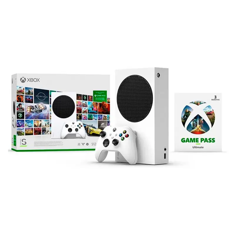 Consola Microsoft Xbox Series S 512GB Branca + Game Pass Ultimate 3 Meses