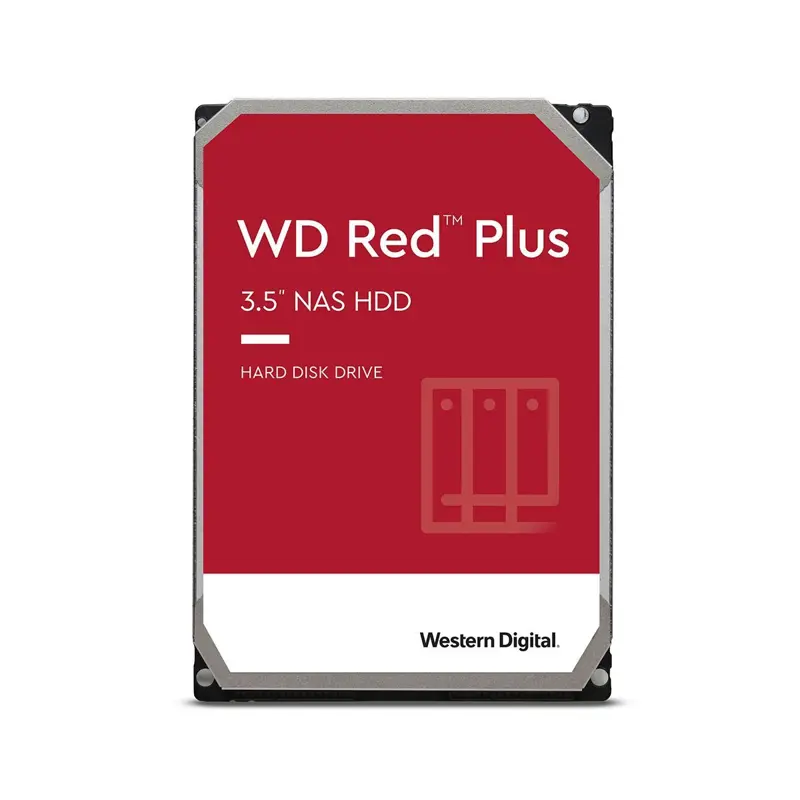 Disco Rígido Western Digital Red Plus 4TB 3.5″ 5400RPM SATA III